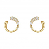 MERCY Earring Gold Diamonds PAVE 0.38 CT