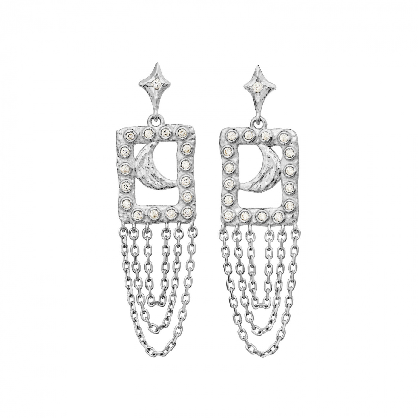 Barbra Earrings Silver