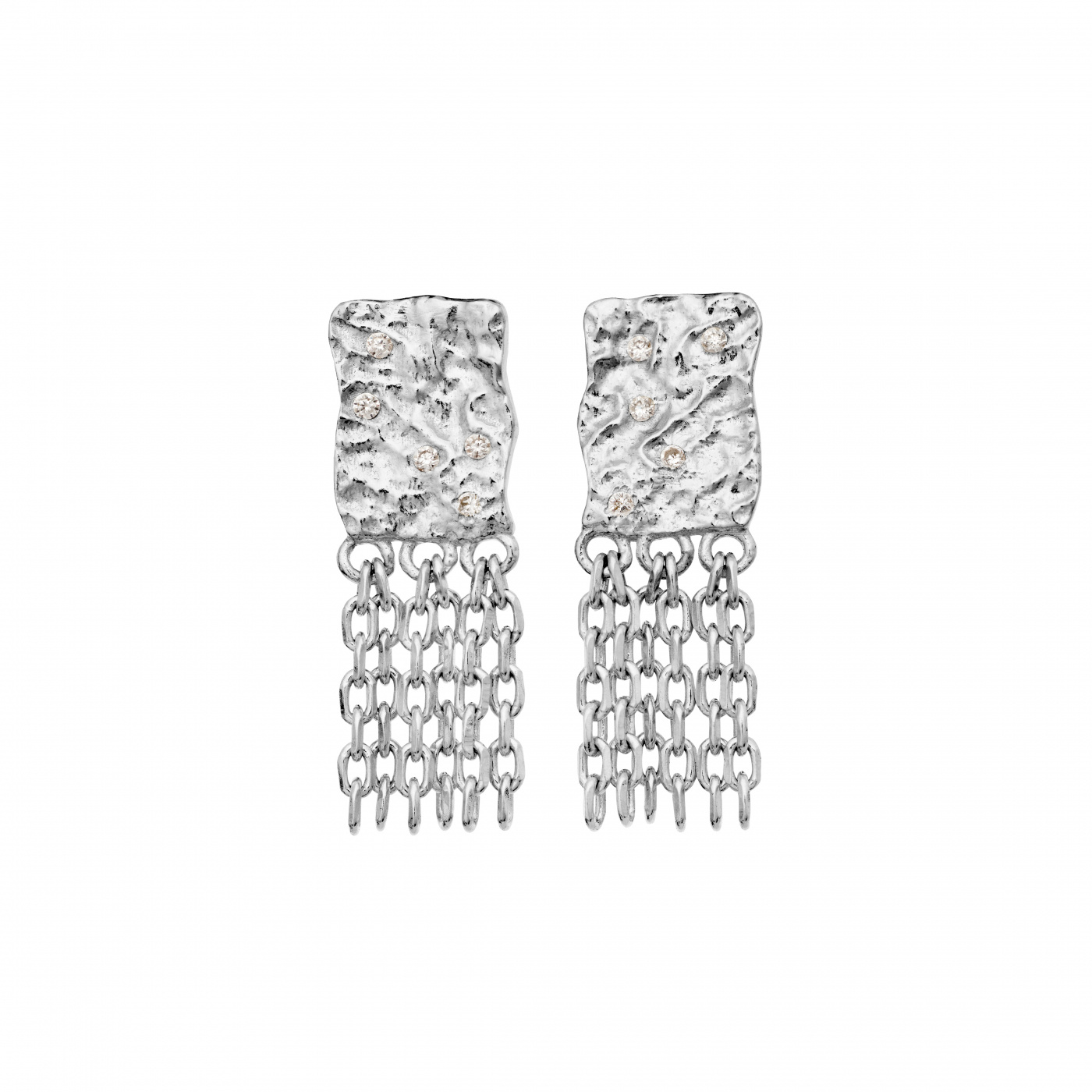 Pietra Earrings Silver