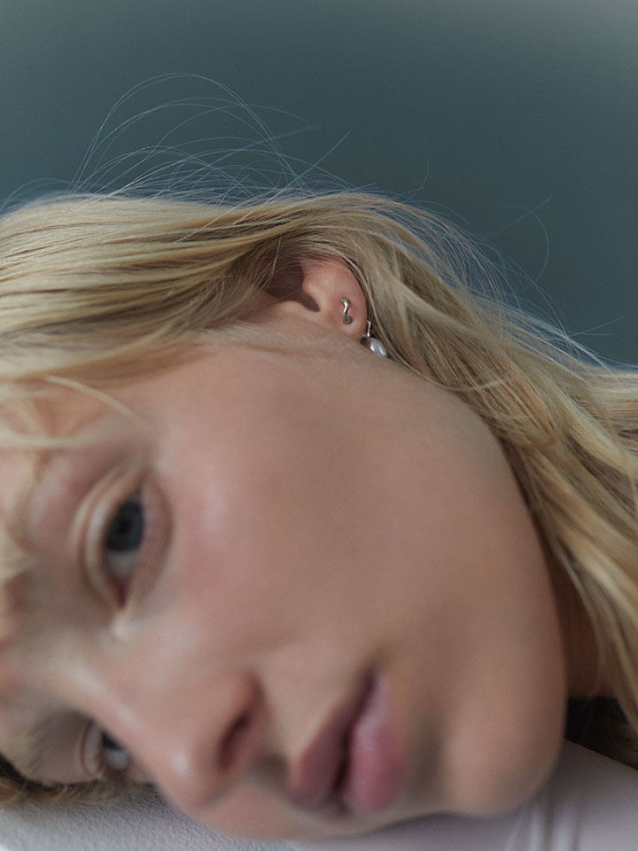 Halvandet Stud Silver (ONE)