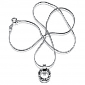 Ring Around - Amor Vincit Omnia Pendant Silver