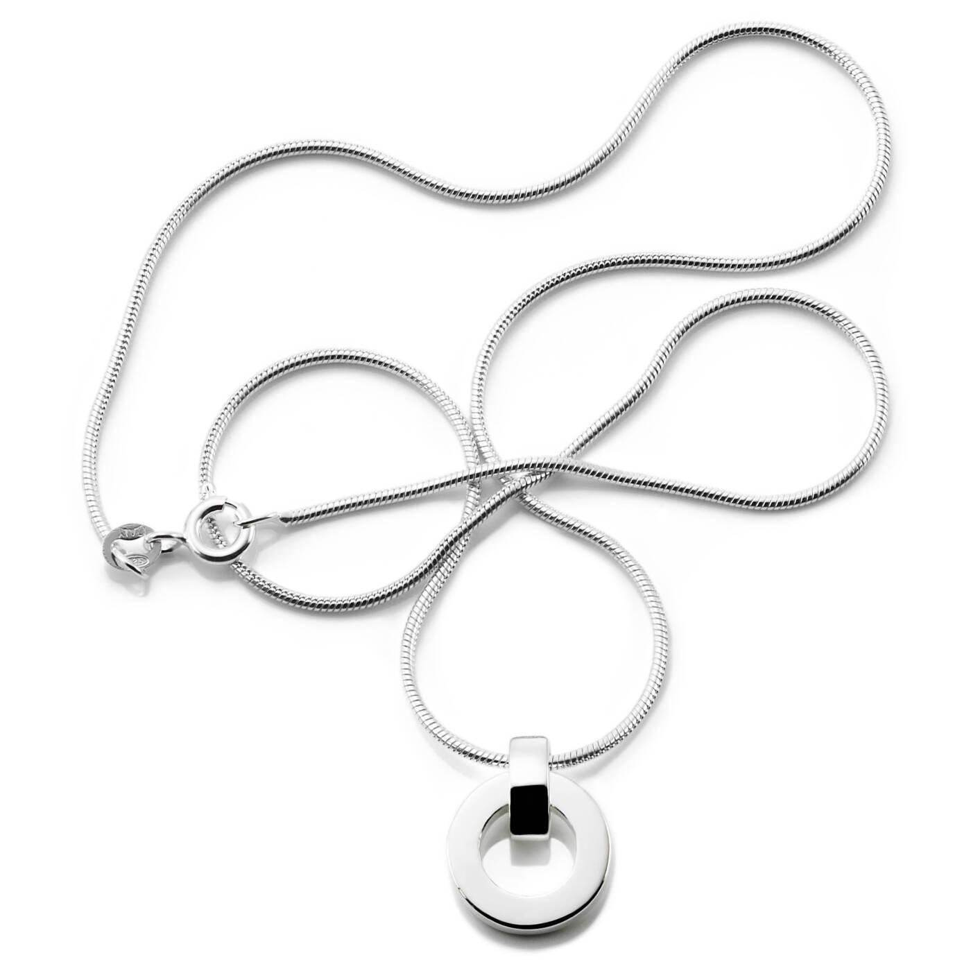 Ring Around Pendant Silver
