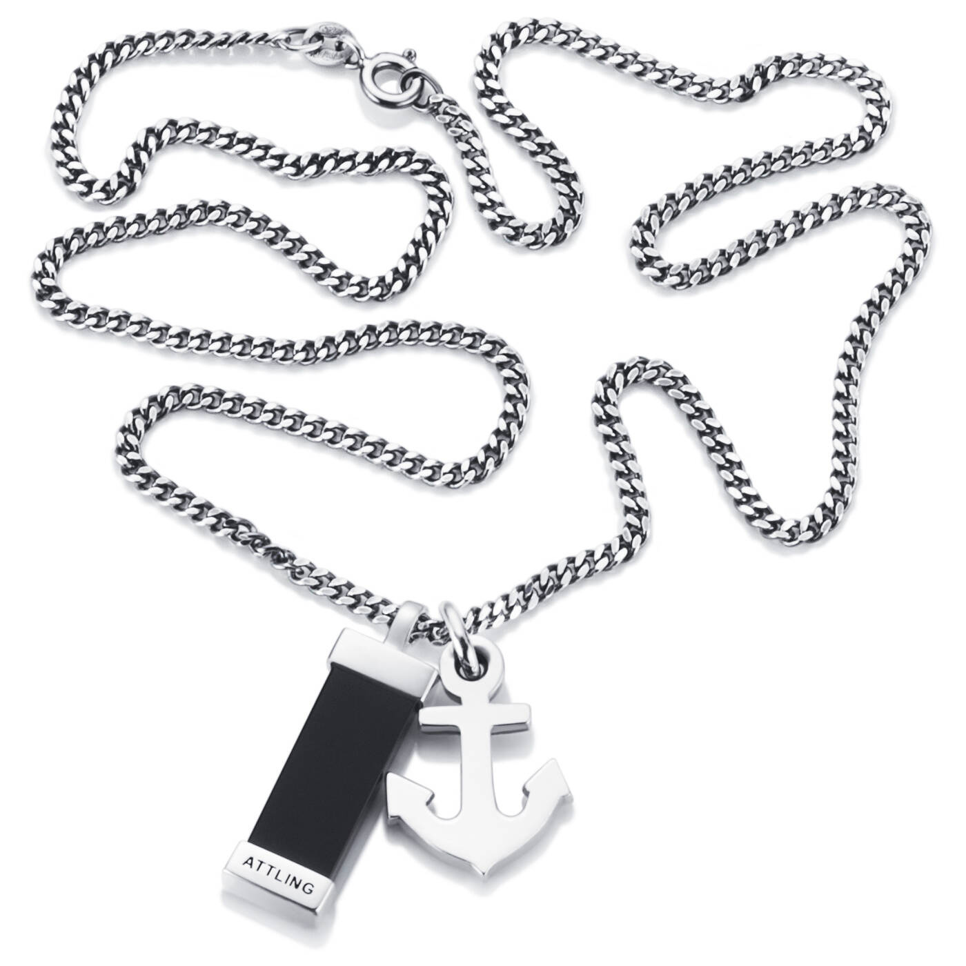 Freedom & Fortune Pendant Silver