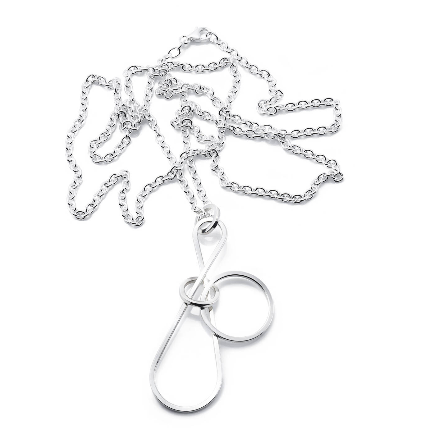 Loopiloop Pendant Silver
