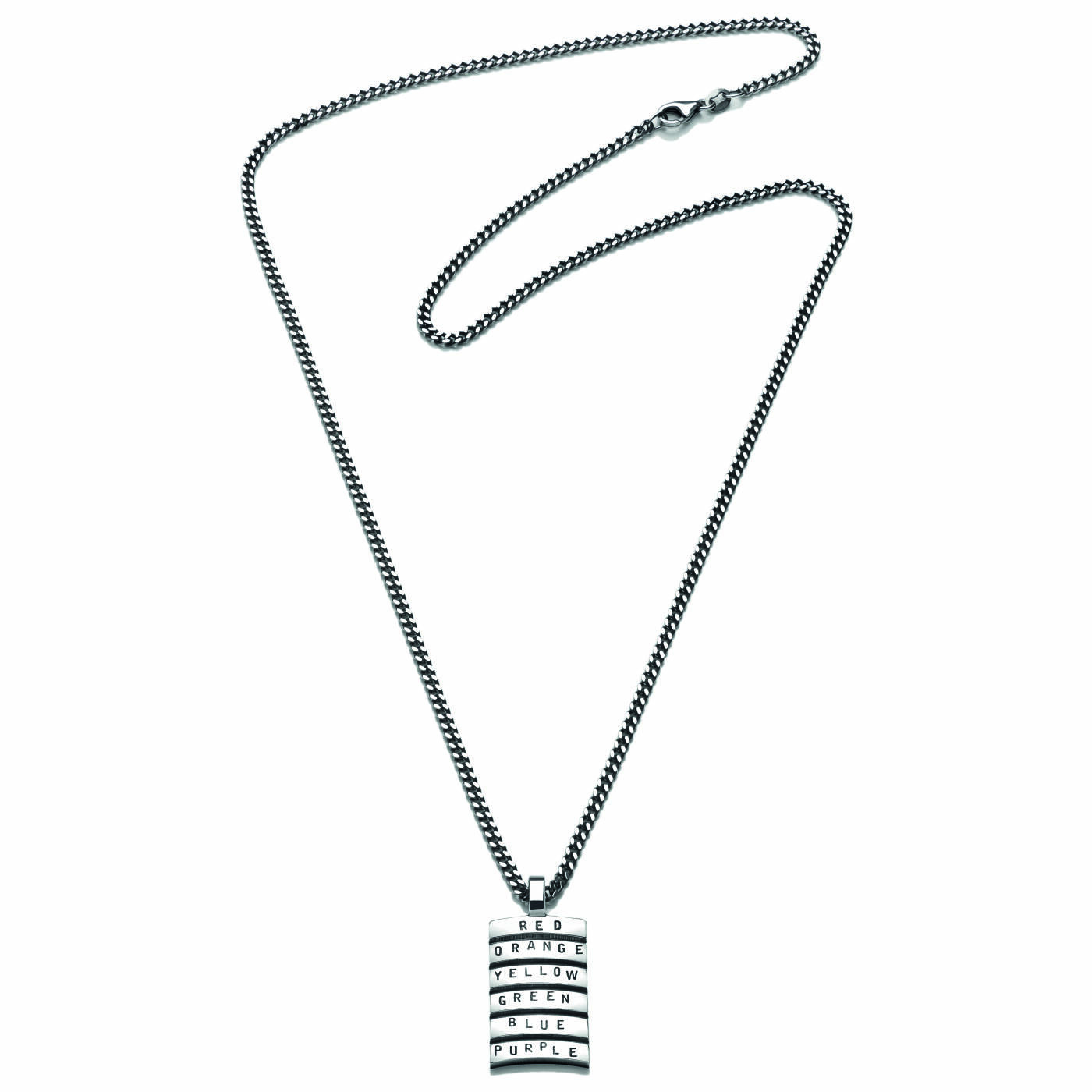 Rainbow Freedom Pendant Silver