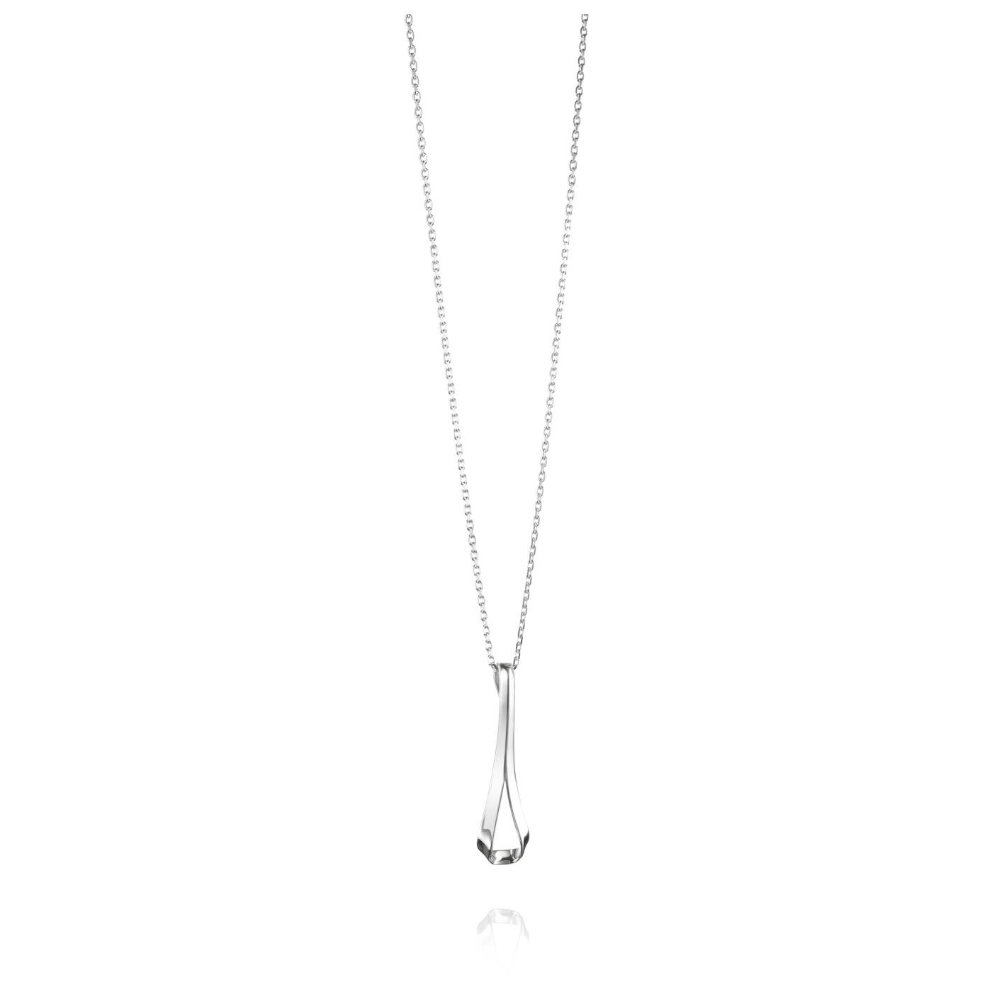 Folded Pendant Silver