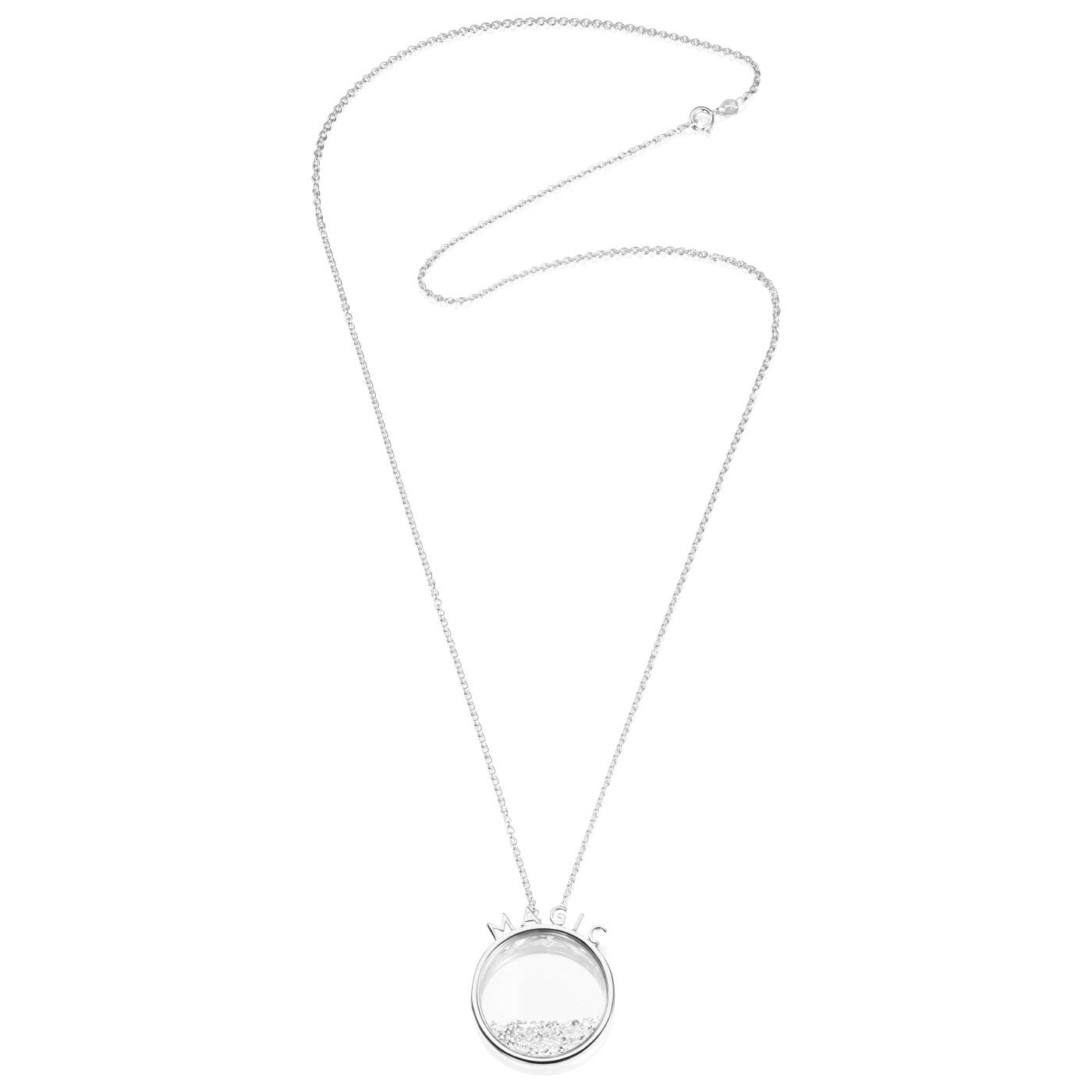 Magic - White Topaz Pendant Silver