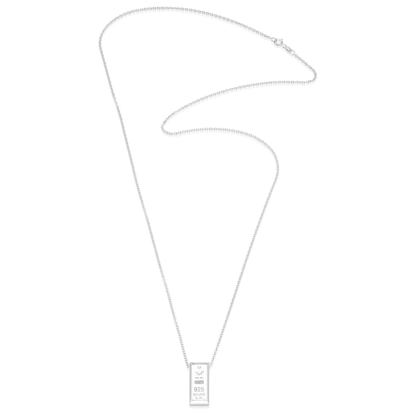 25 Years Of Beauty With A Thought Pendant Silver