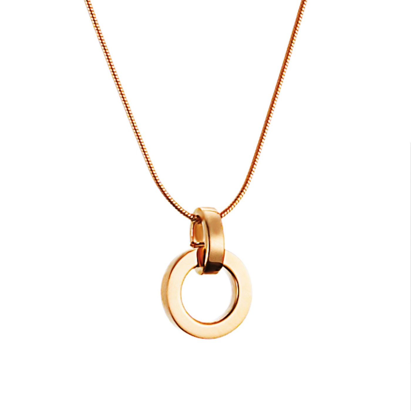 Ring Around Pendant Gold