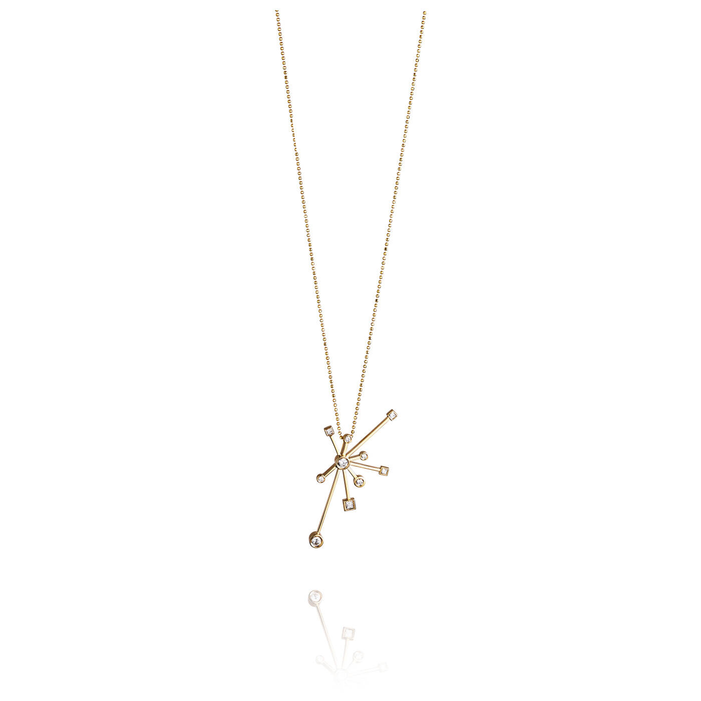 Kaboom & Stars Pendant Gold