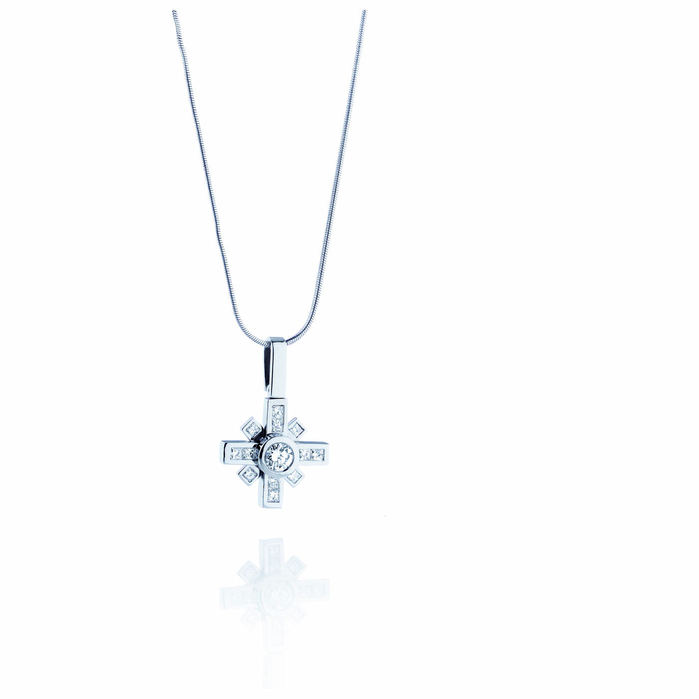 Little Miss Pretty Pendant White gold