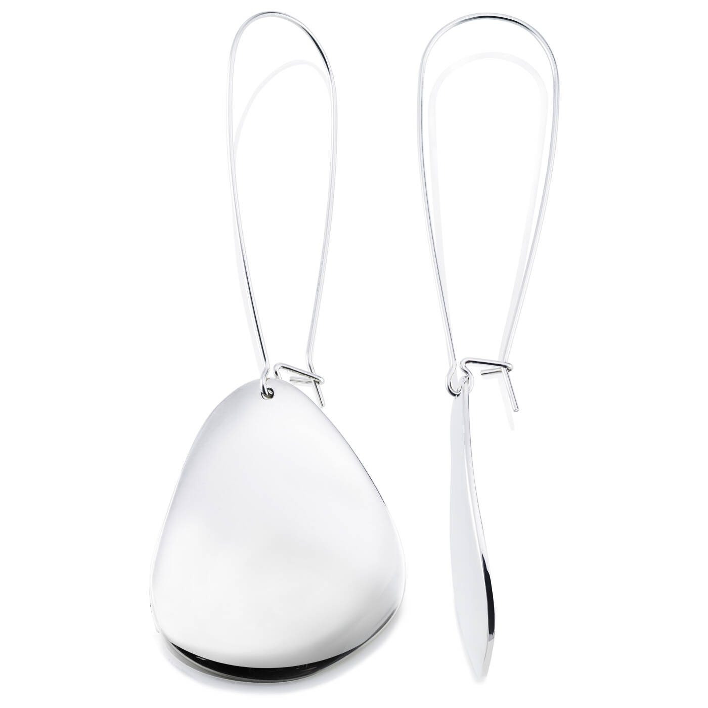 Rose Petal Earring Silver