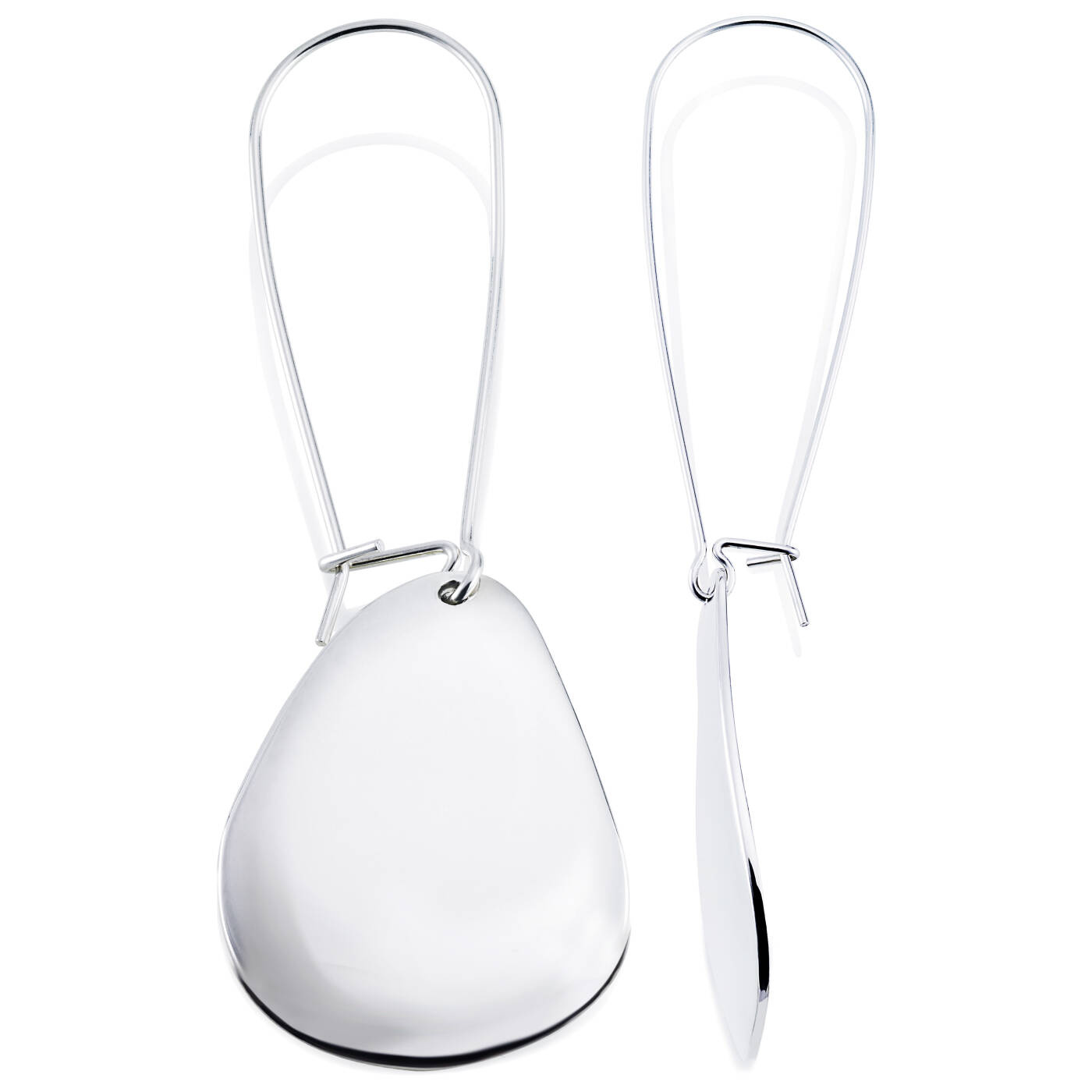 Little Rose Petal Earring Silver