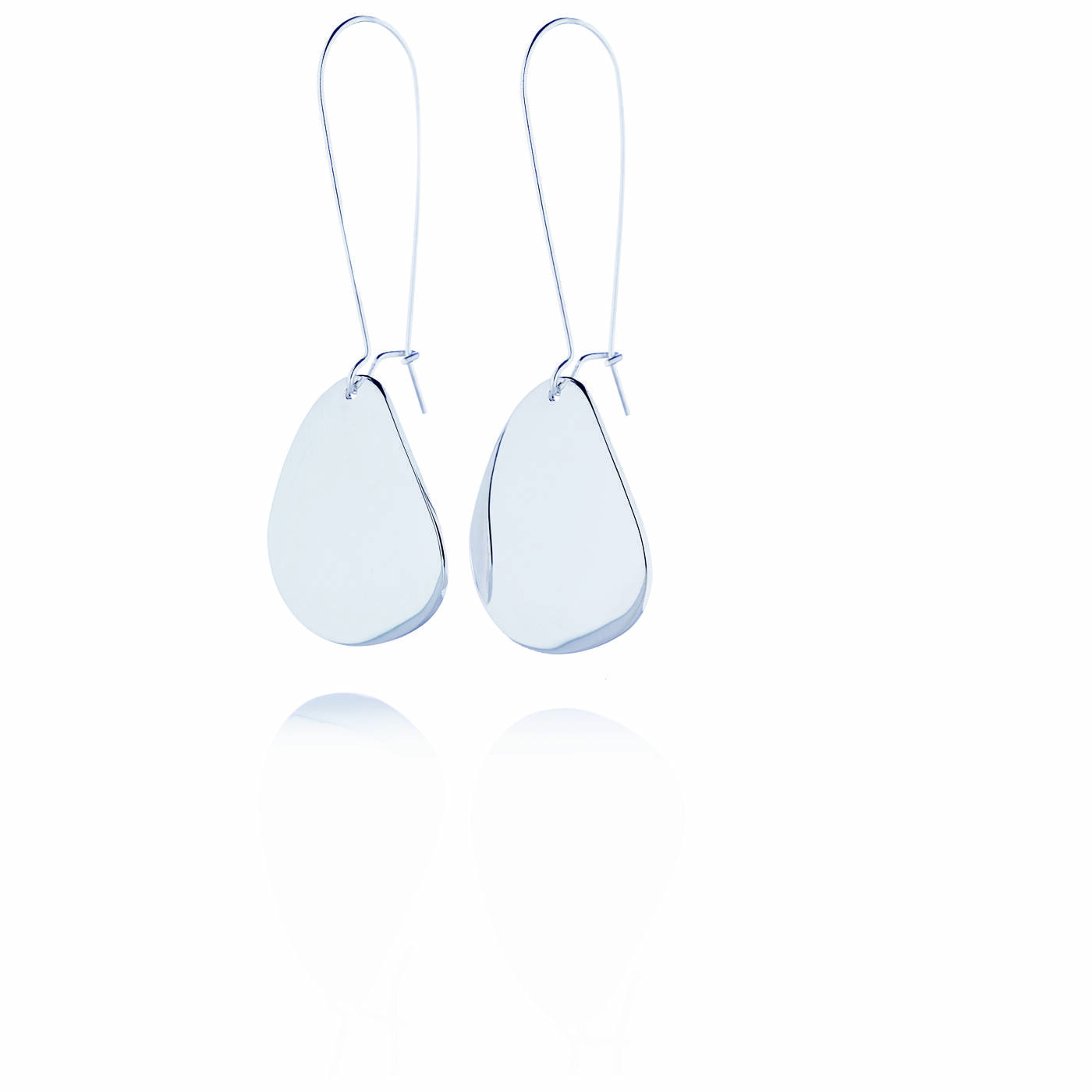 Little Rose Petal Earring Silver