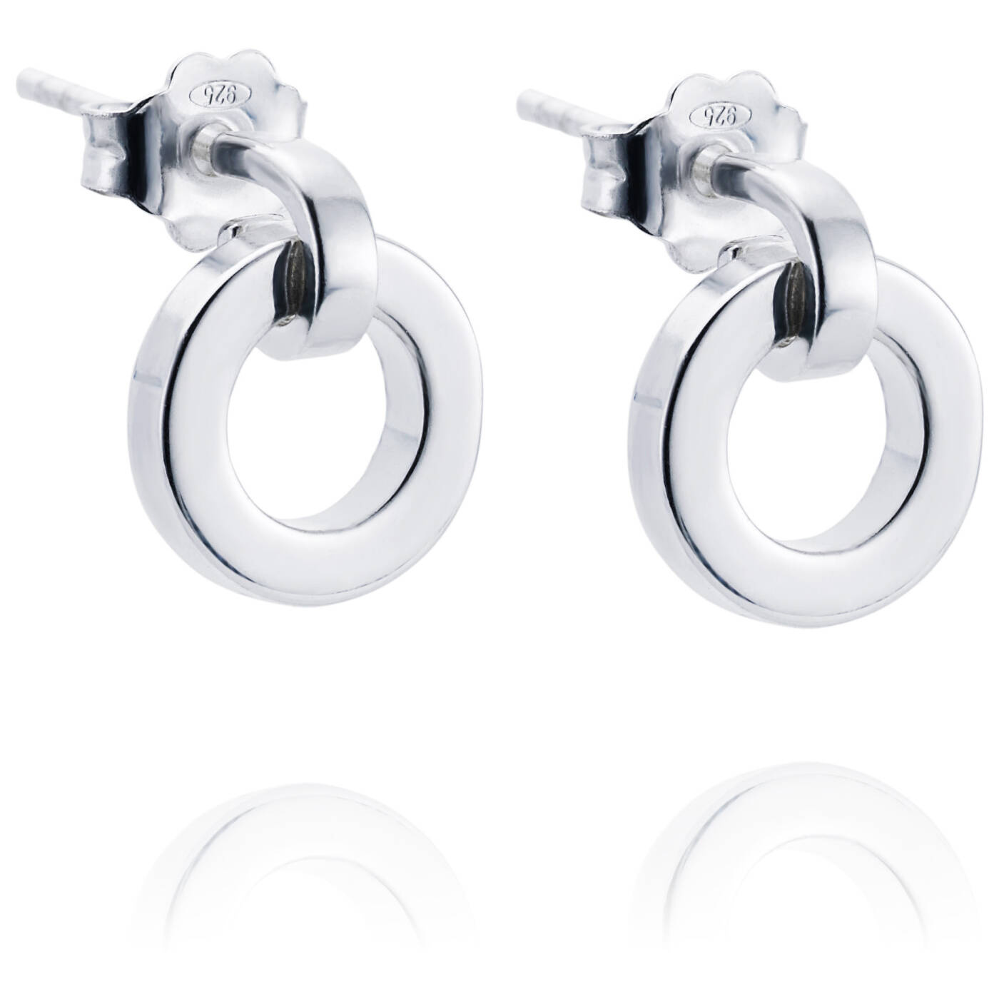 Ring Around Earring Silver