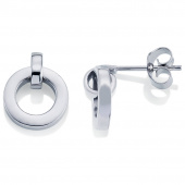 Ring Around Earring Silver