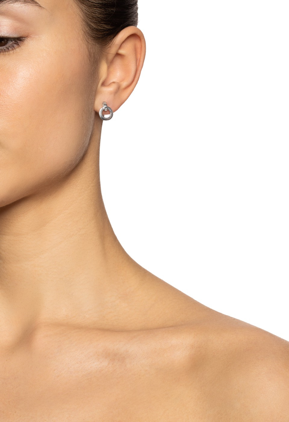 Ring Around Earring Silver