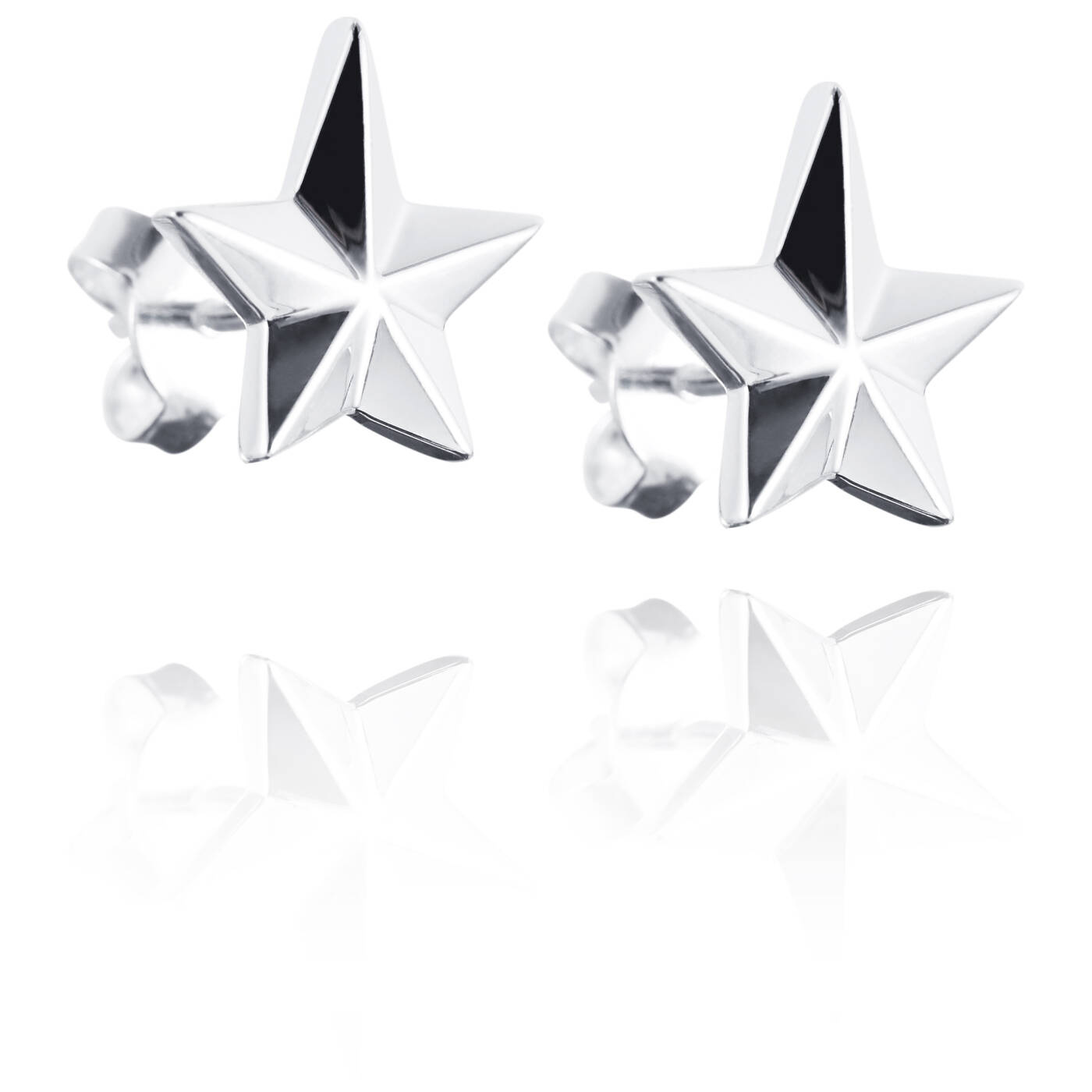 Catch A Falling Star Earring Silver