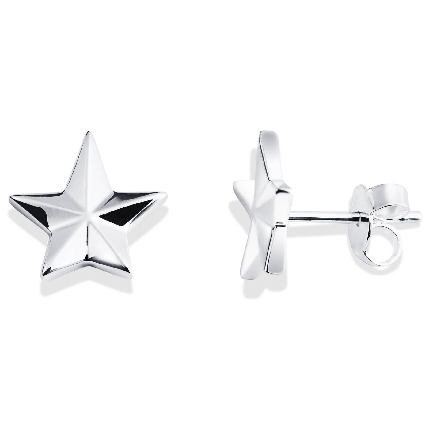 Catch A Falling Star Earring Silver