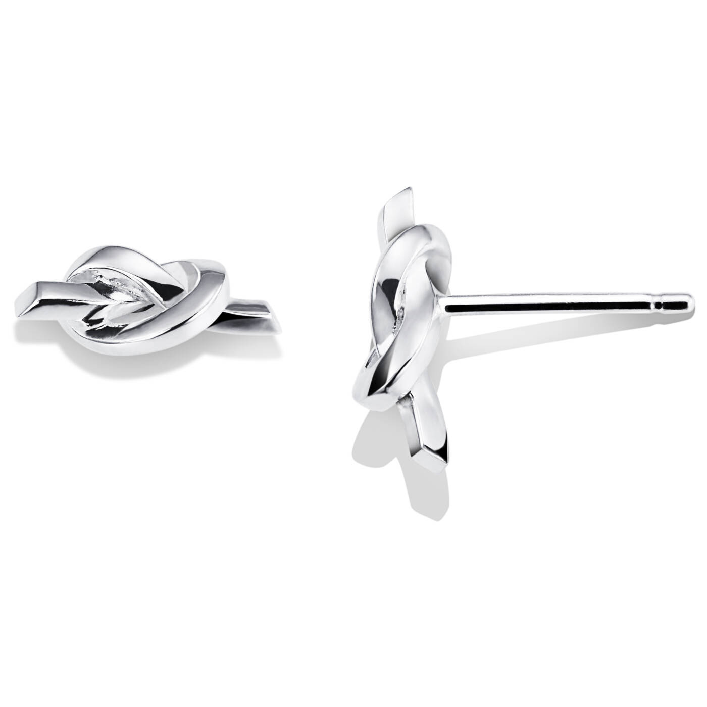 Love Knot Earring Silver