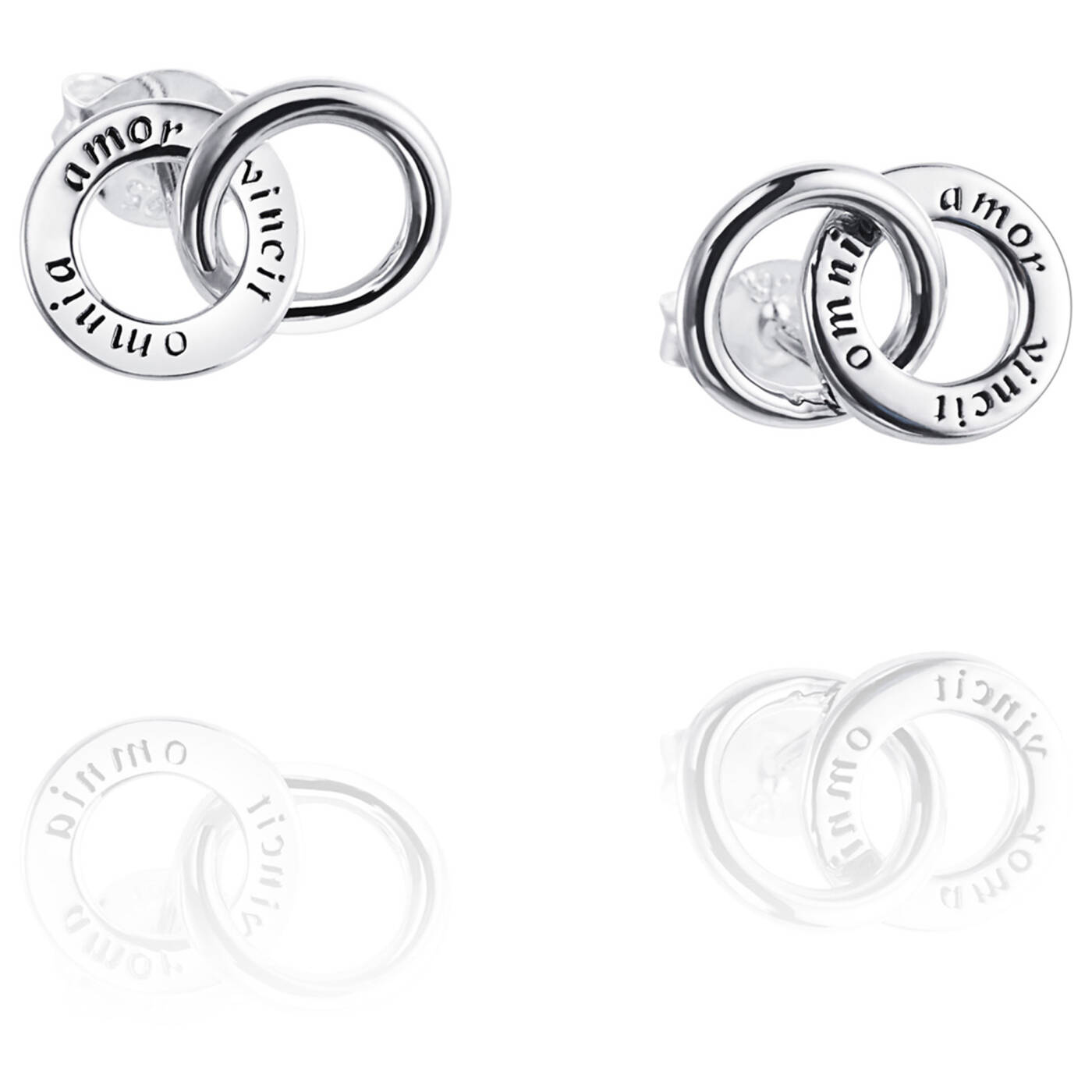 Mini Twosome Earring Silver