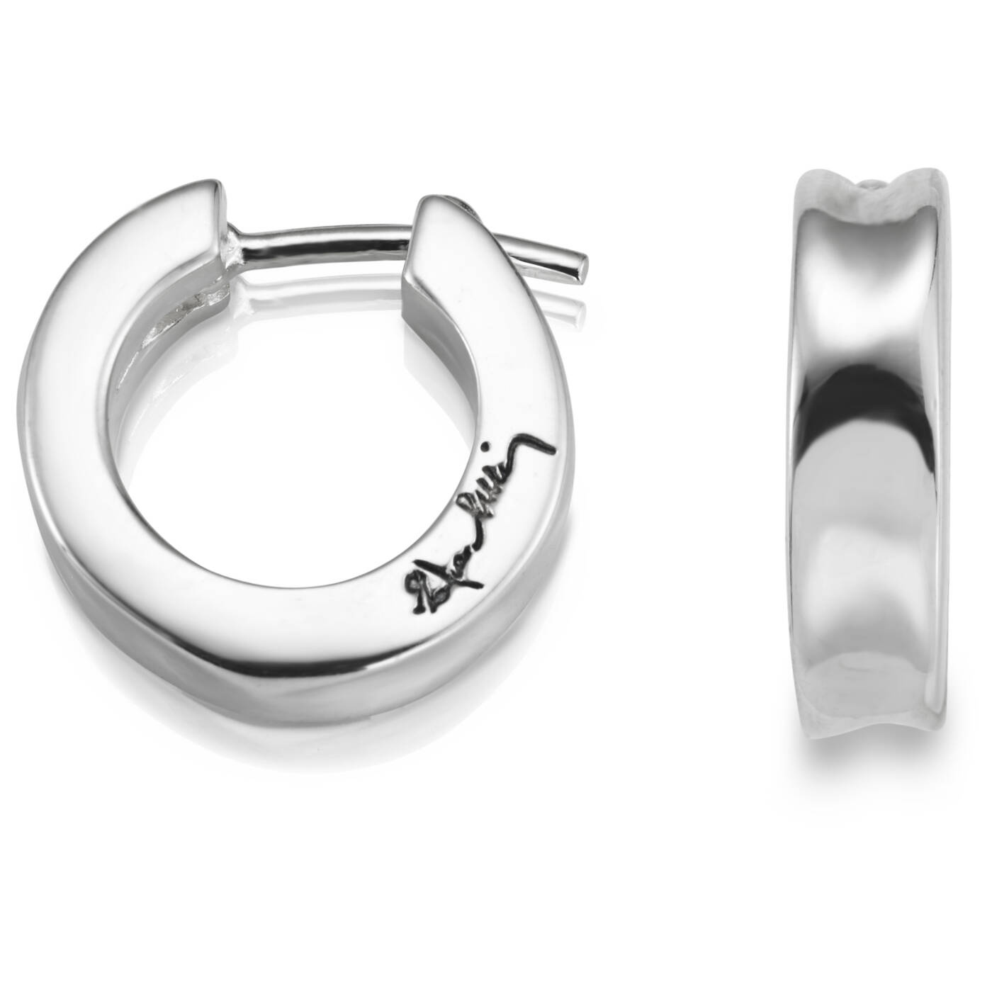 Little Moonwalk Hoops Earring Silver