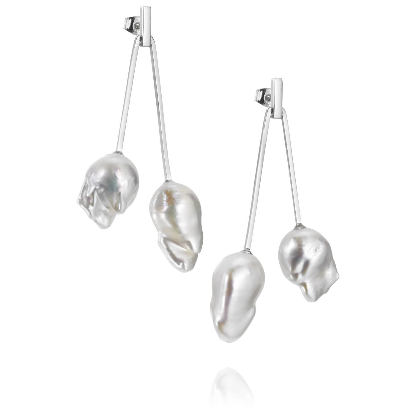 Nature's Unique Earring Silver