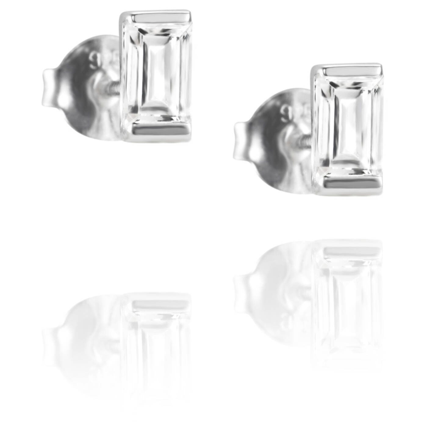 A Clear Dream Stud Earring Silver