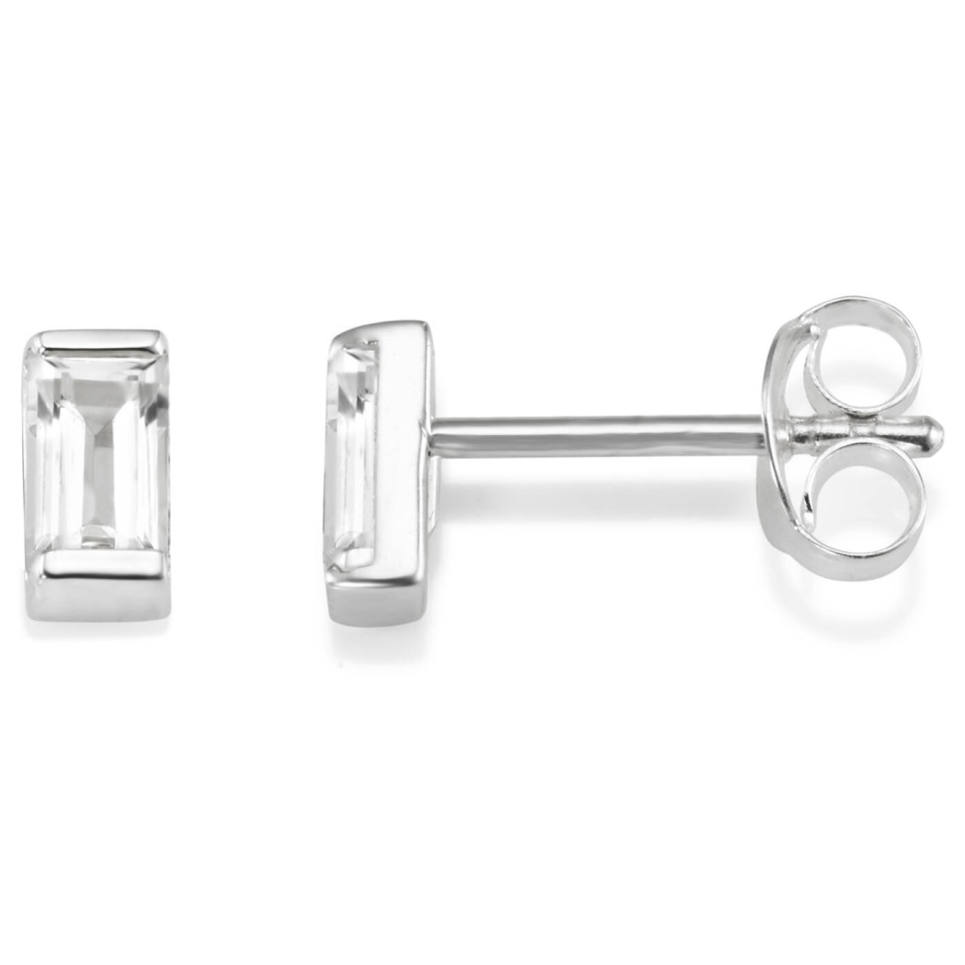 A Clear Dream Stud Earring Silver