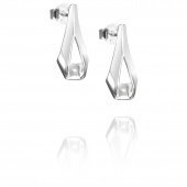 Folded Mini Earring Silver