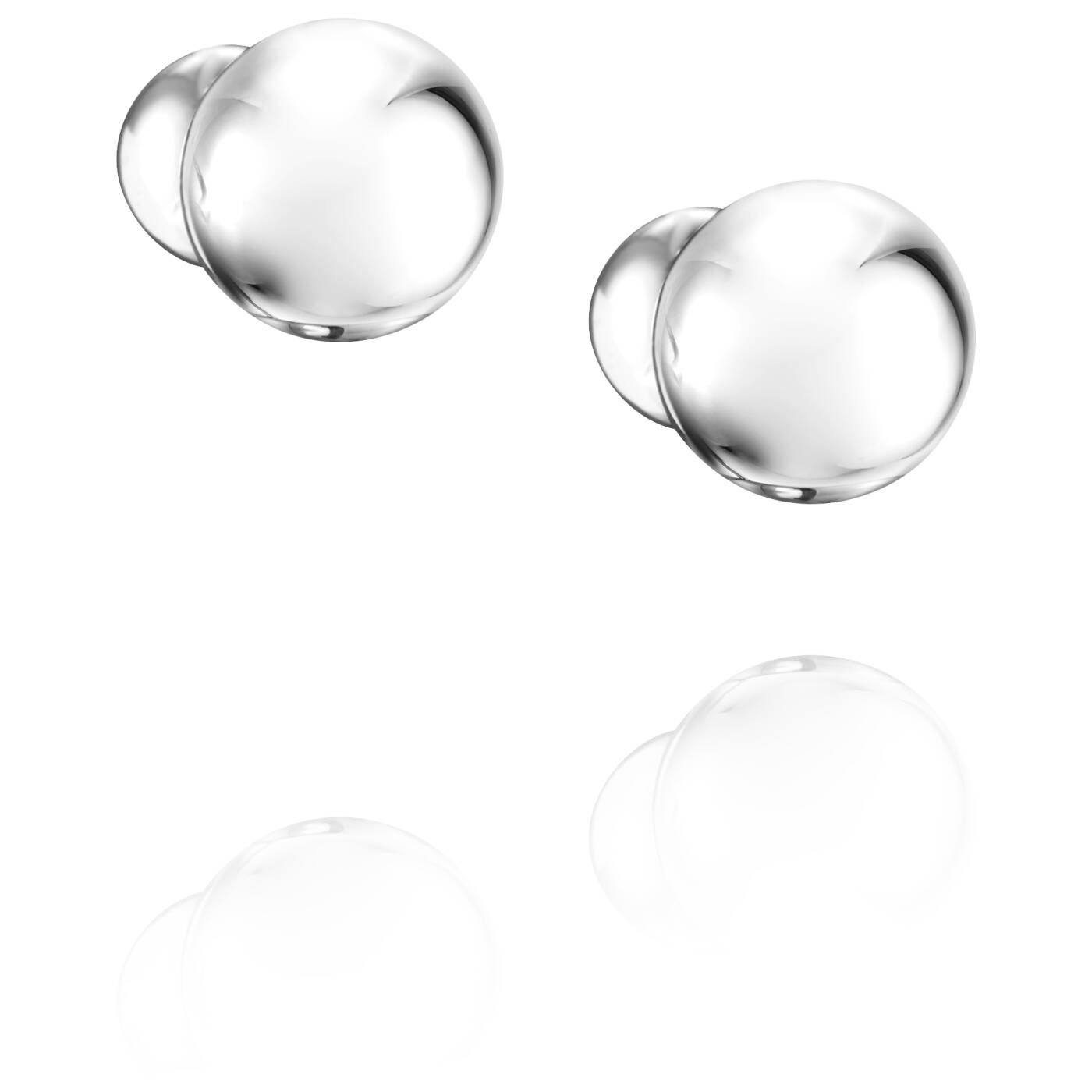 Balls Double Earring Silver