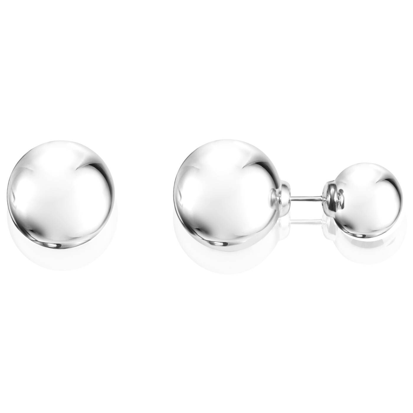 Balls Double Earring Silver