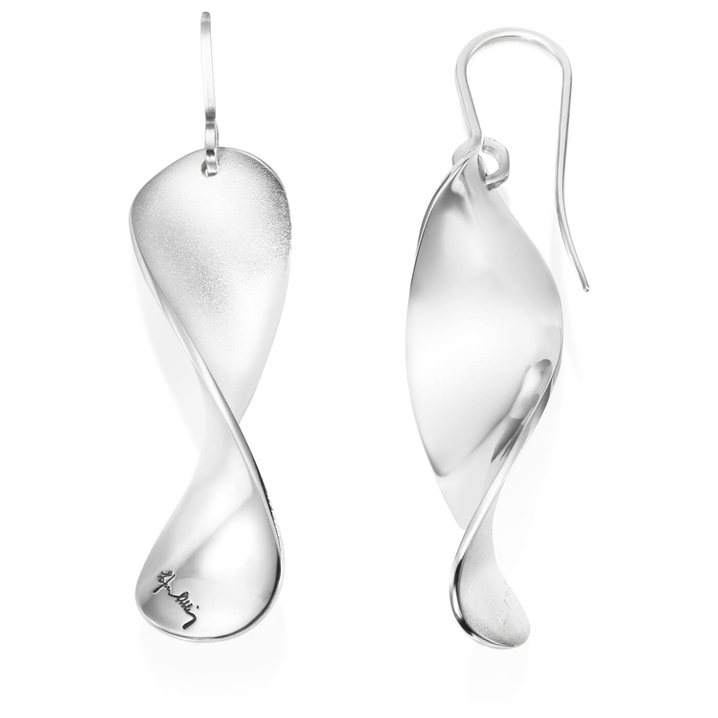 Blades Earring Silver