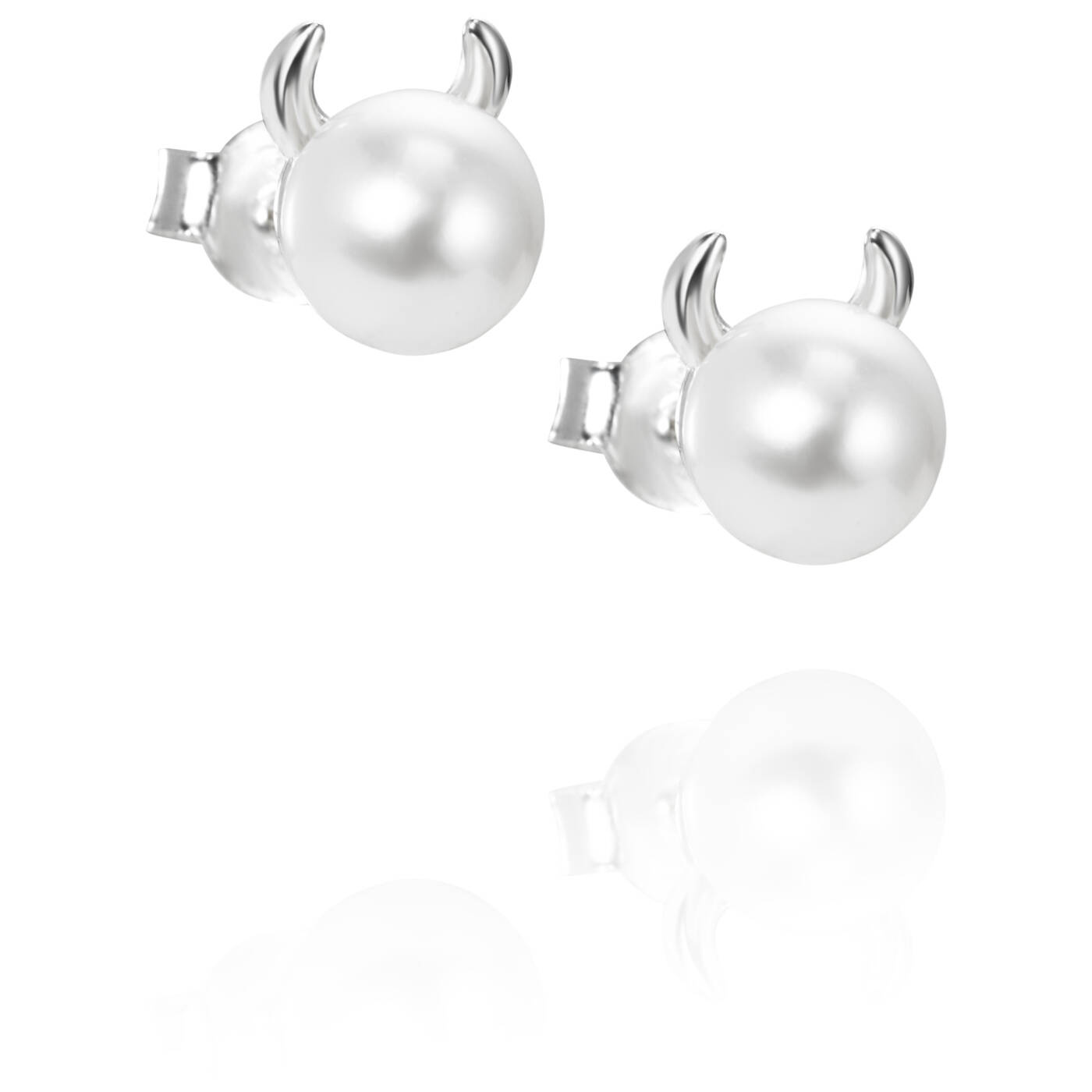 Little Devil Earring Silver