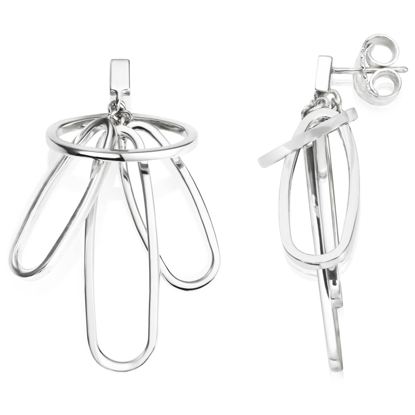 Whirlwind Earring Silver