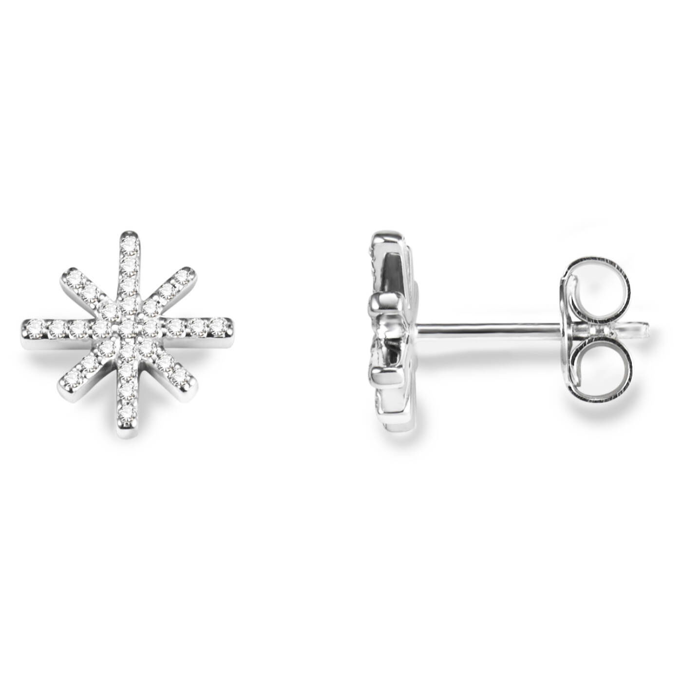 Beam & Stars Earring Silver