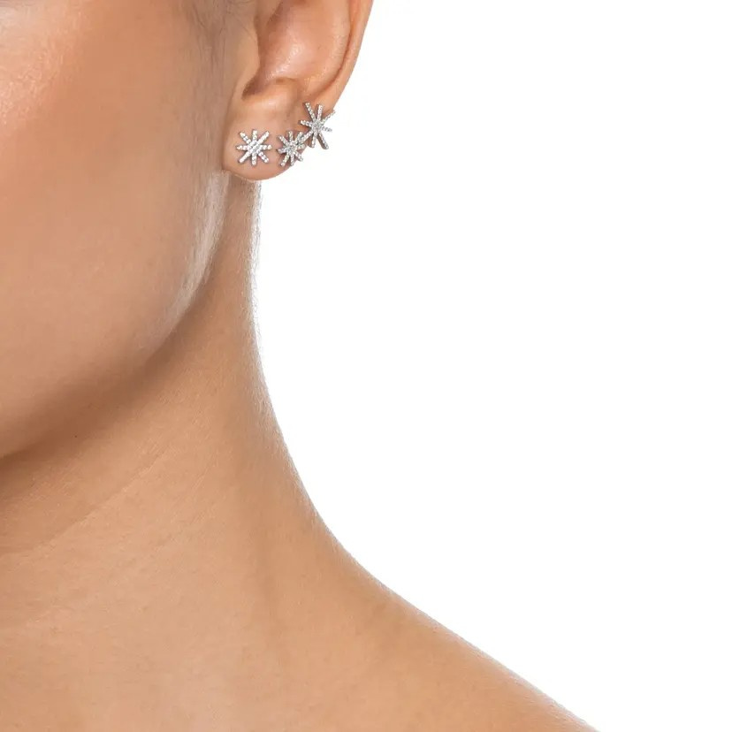 Beam & Stars Earring Silver