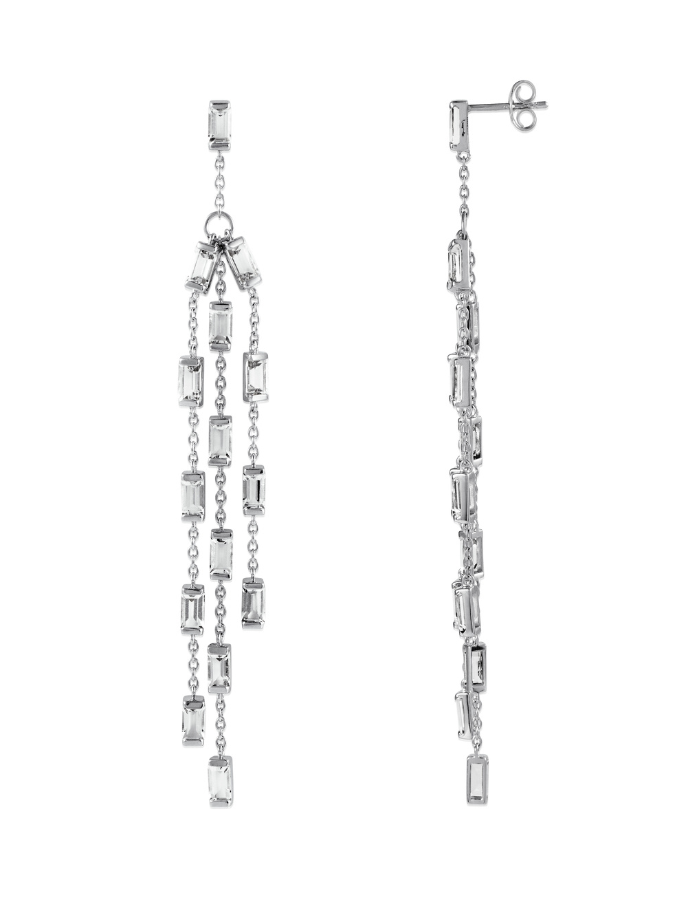 A Clear Dream Splash Earring Silver