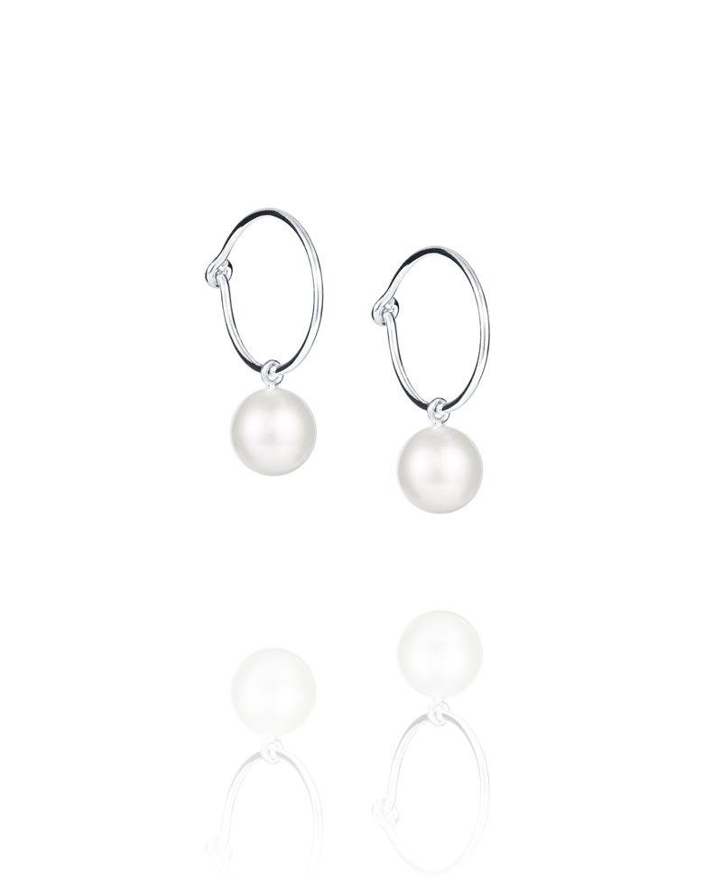 Pop Pearls Earring Silver