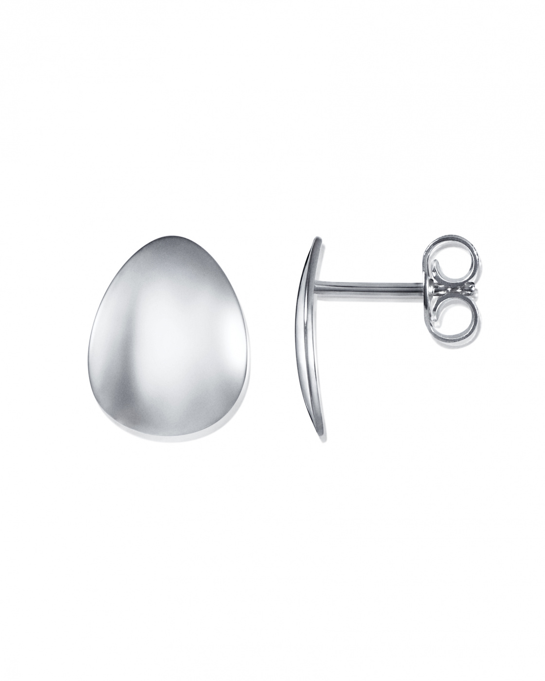 Mini Rose Petal Ear Silver