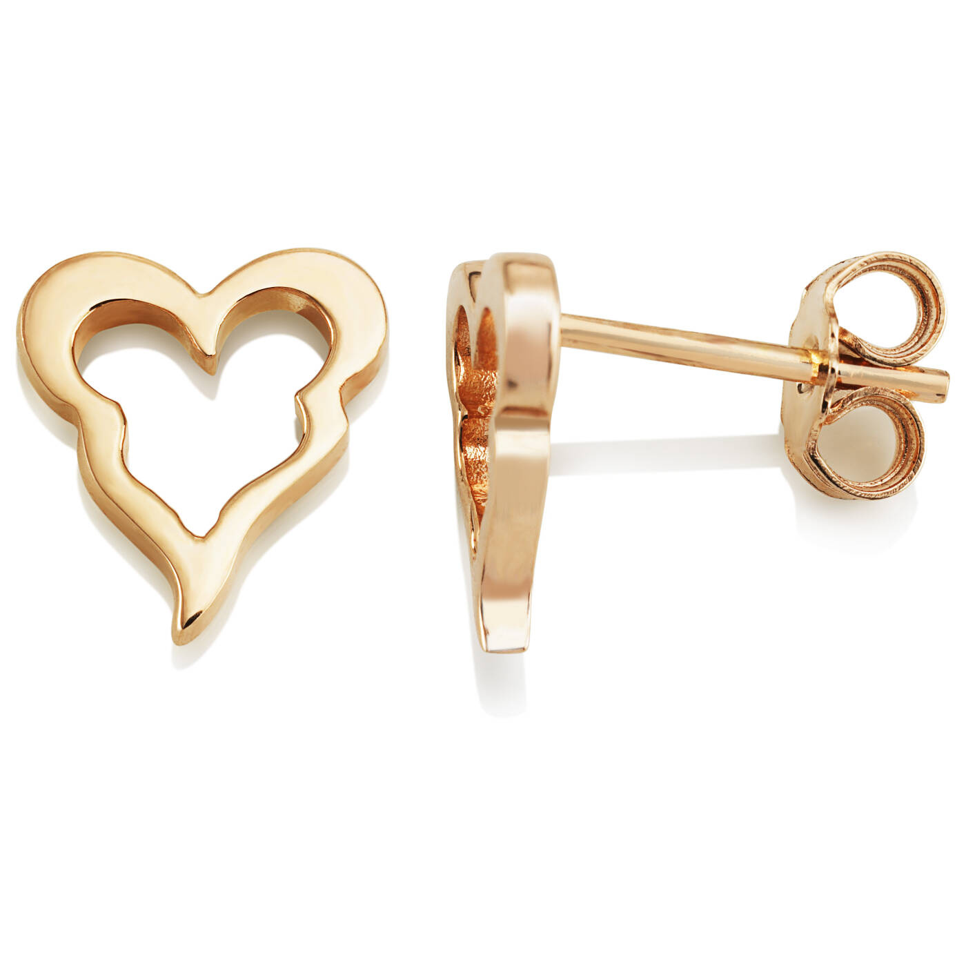Crazy Heart Earring Gold