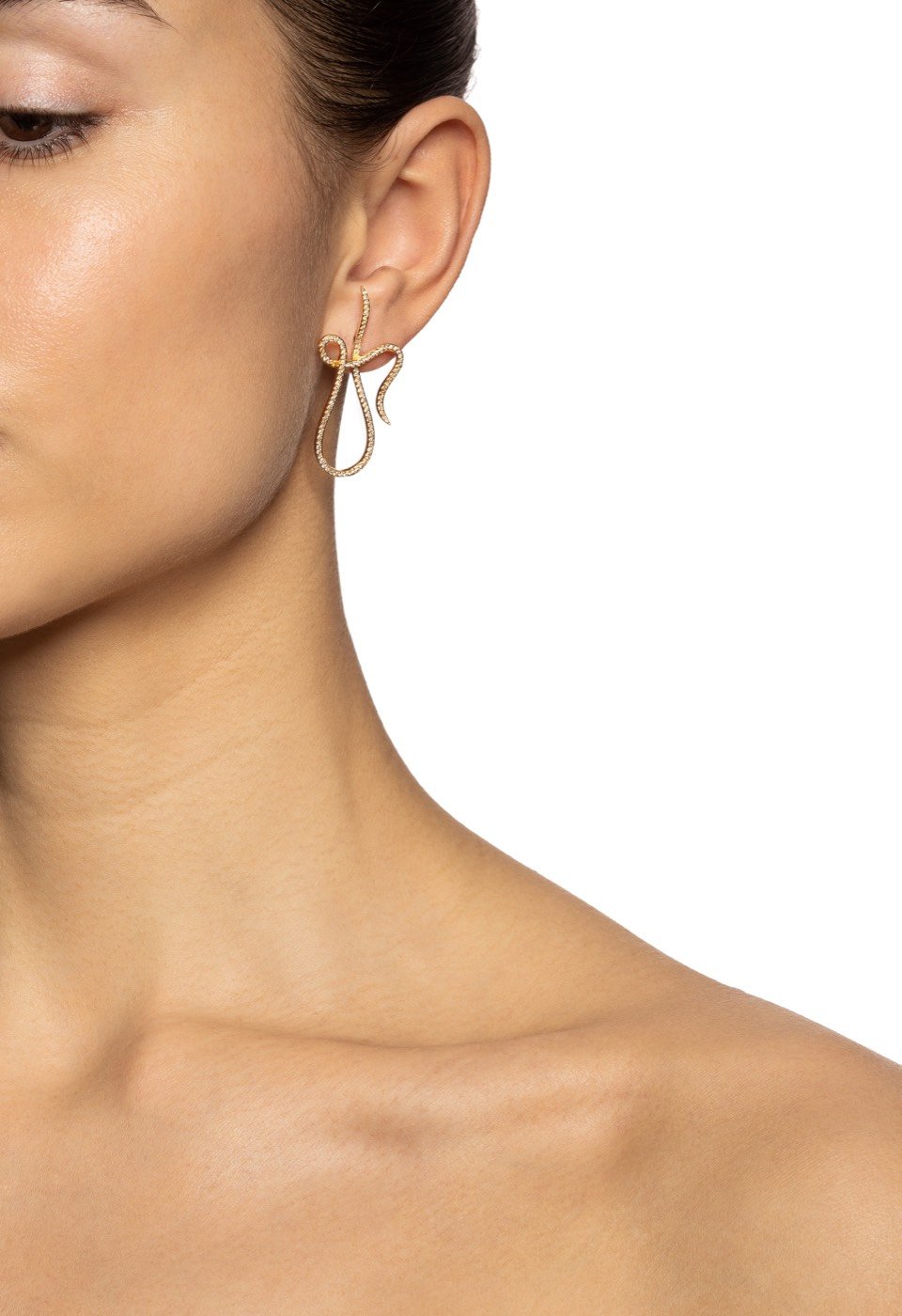 Shape Of A Dream & Stars Earring Gold