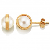 Day Pearl Earring Gold