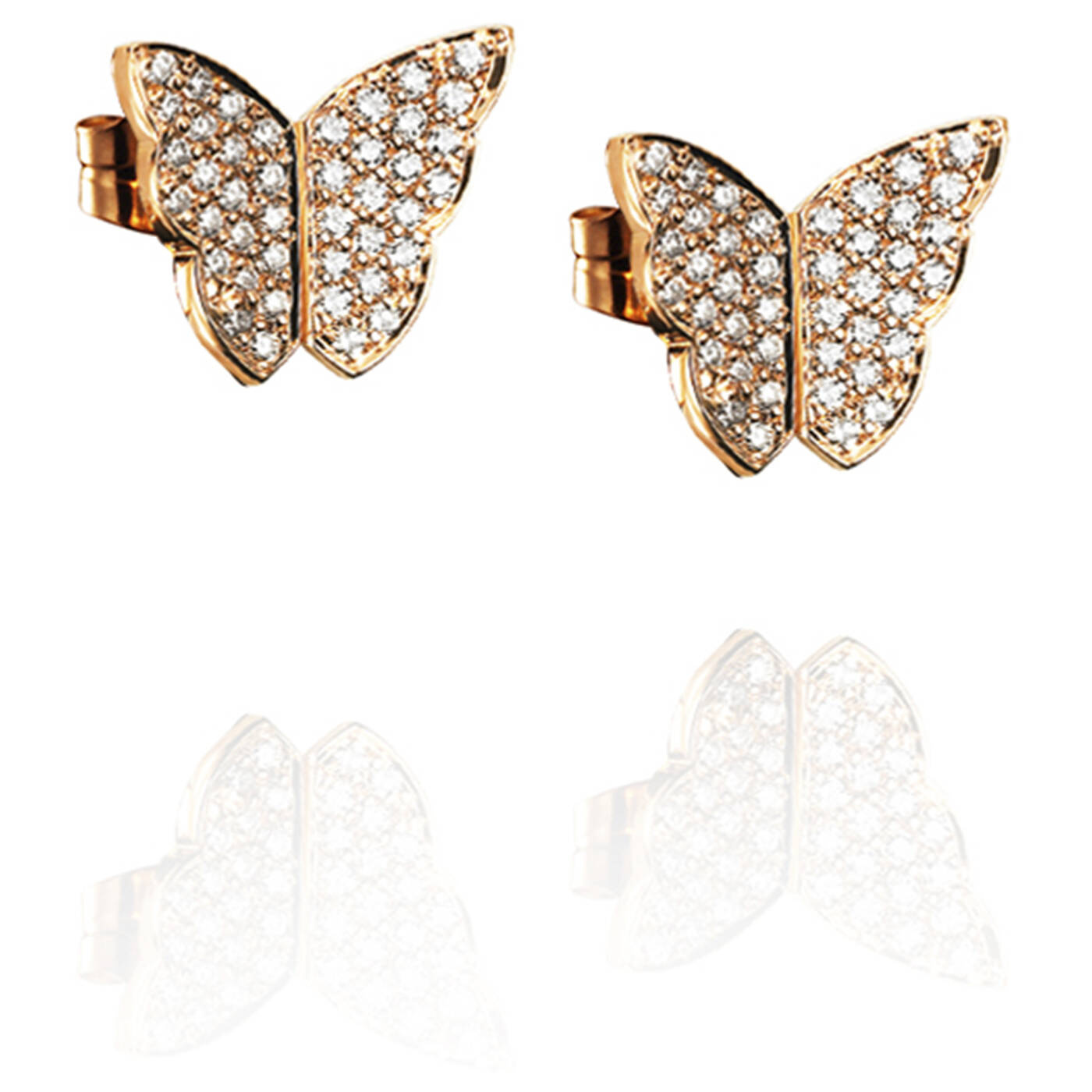 Little Miss Butterfly & Stars Earring Gold
