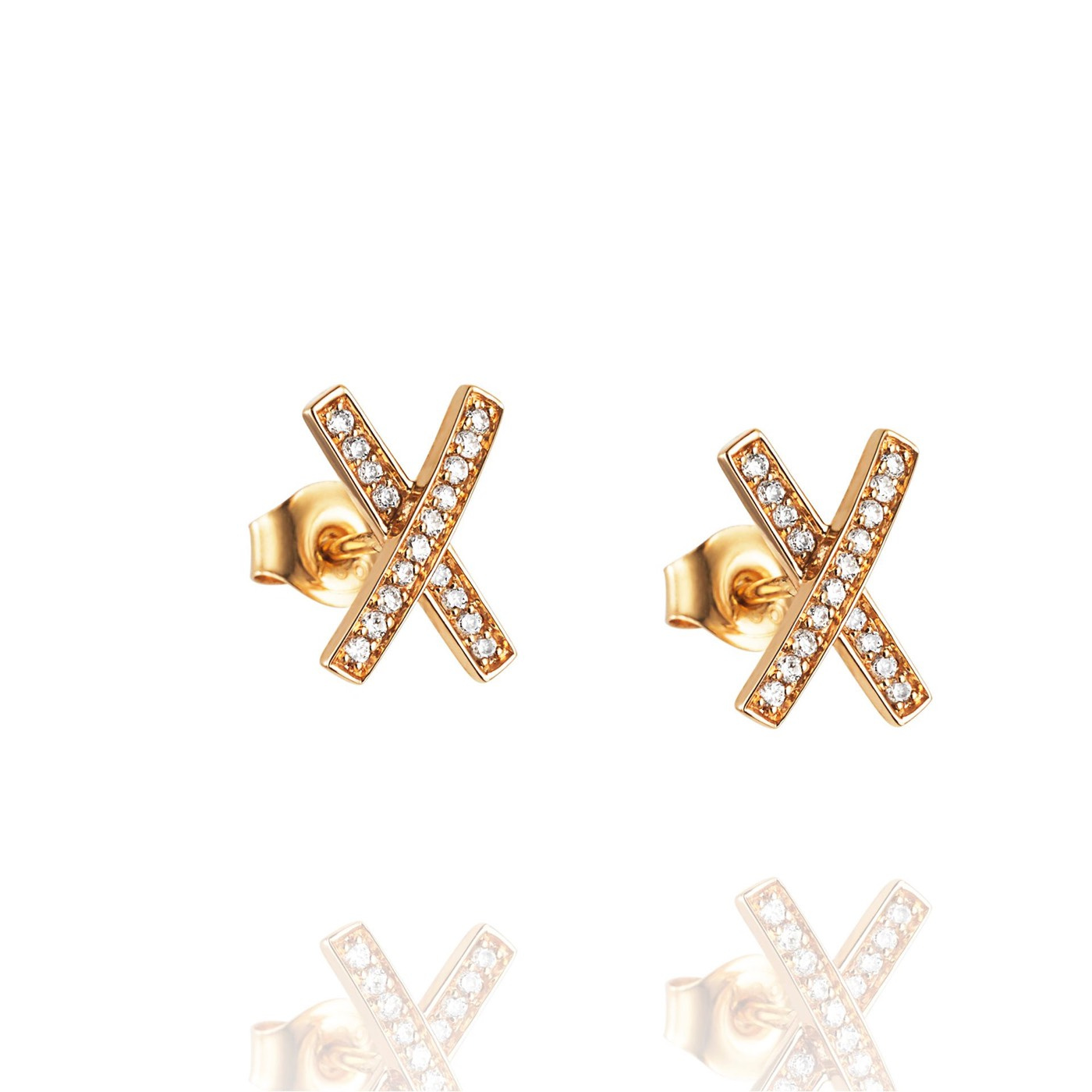 Kisses & Stars For Ears Earring Gold