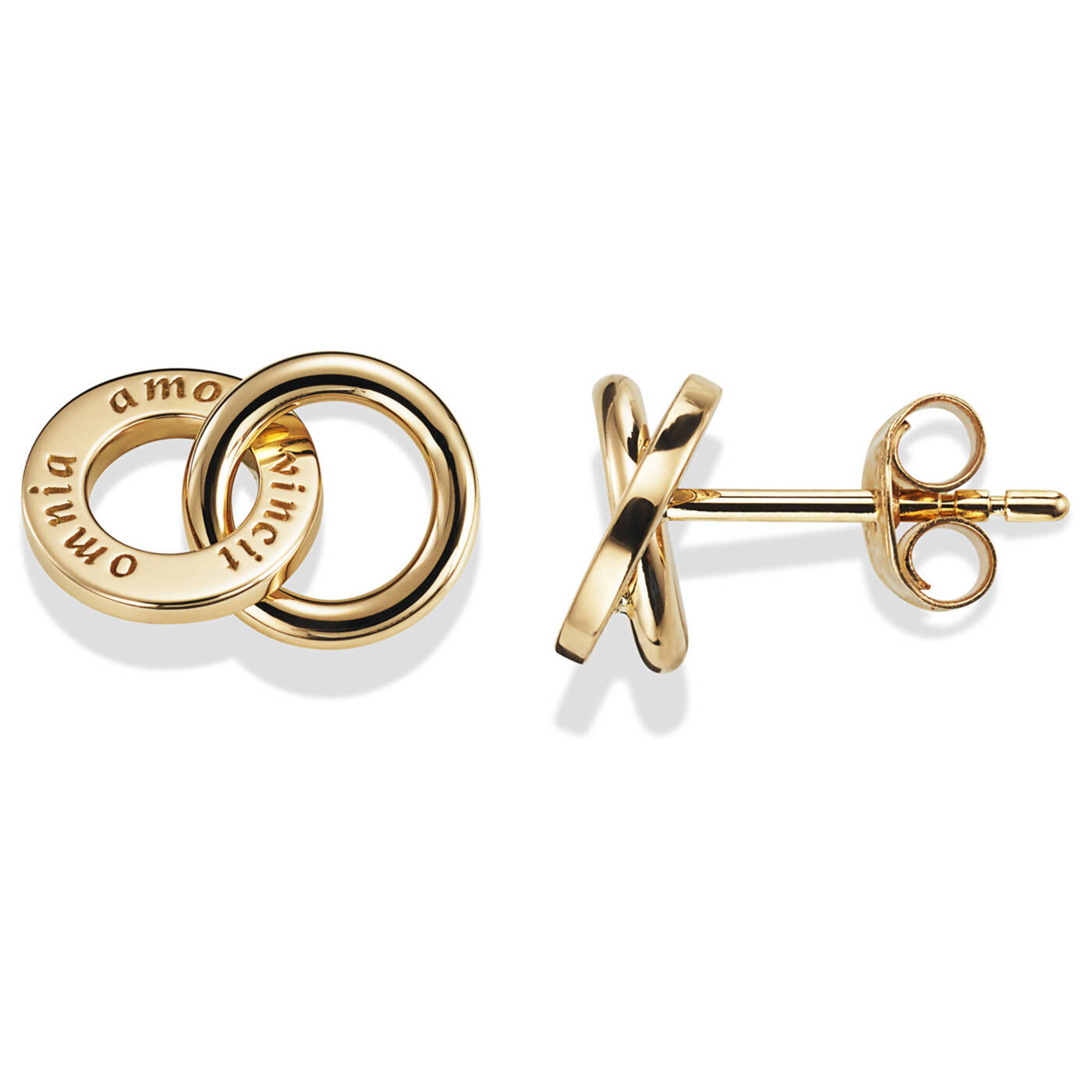 Mini Twosome Earring Gold