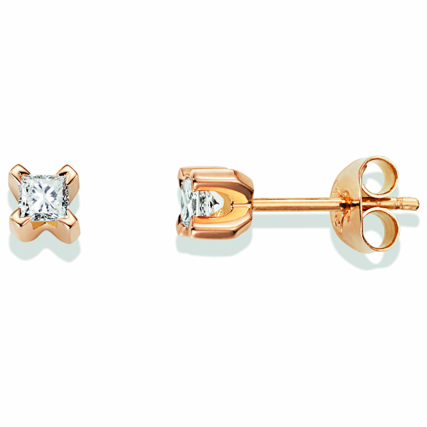 Dolce White Princess Earring Gold