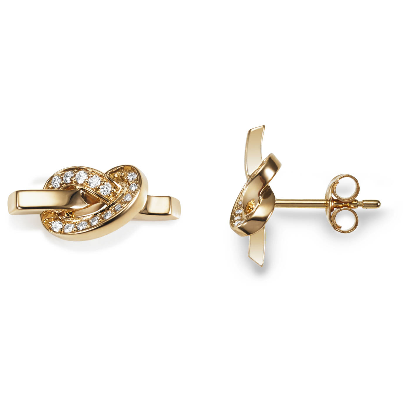 Love Knot & Stars Earring Gold