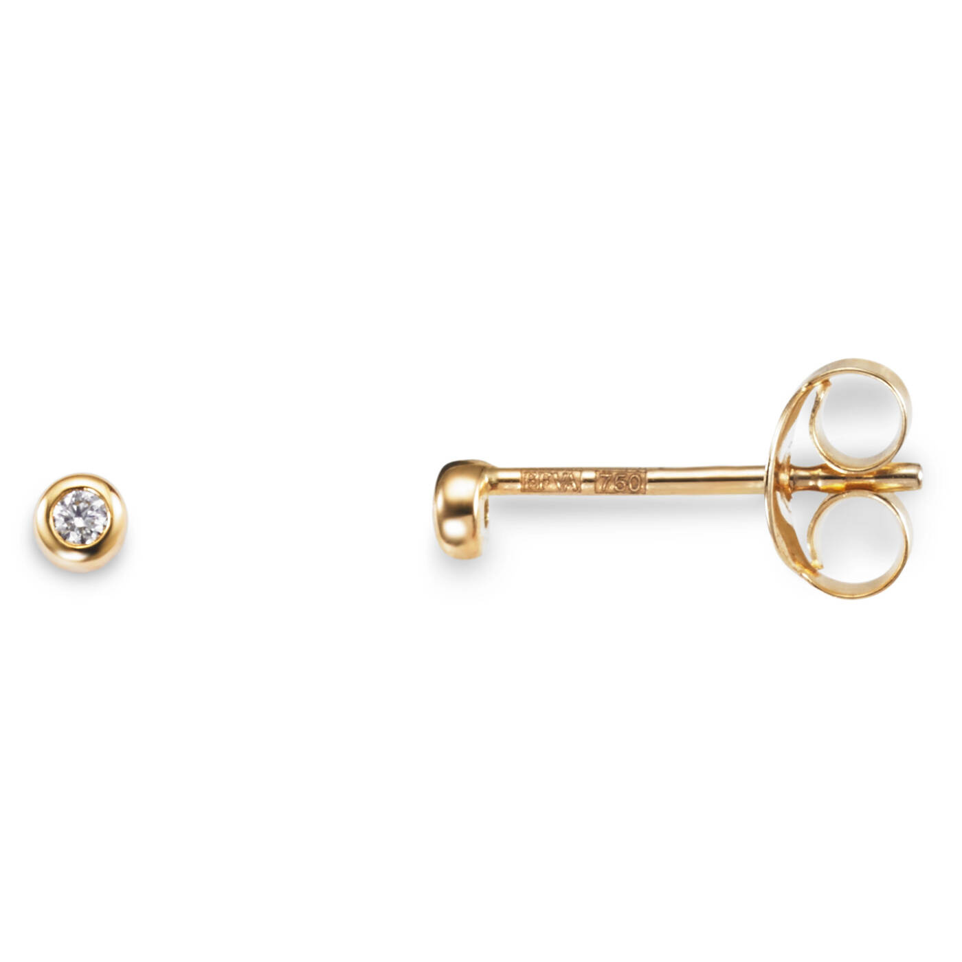 My First Diamond Studs Earring Gold
