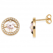 Pink & Stars Earring Gold